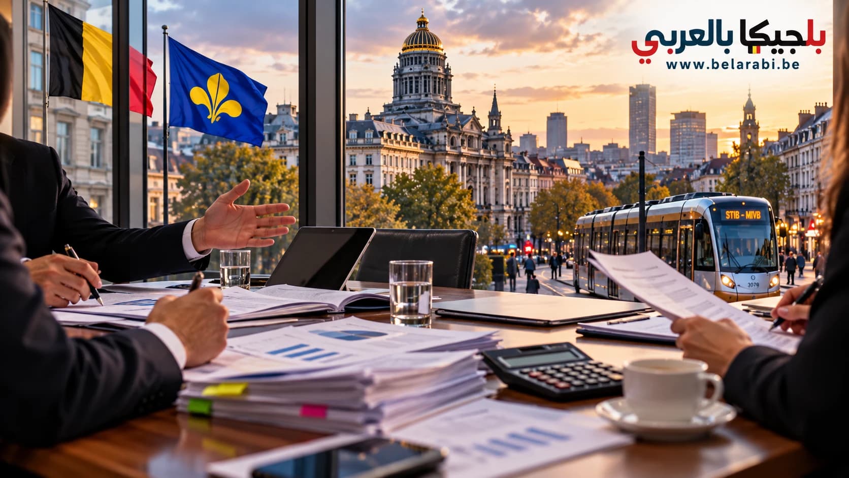 مفاوضات حكومة بروكسل حول ميزانية 2026 والخدمات الاجتماعية والنقل.